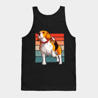 Beagle Retro Dog Lover Pet Owner Tank Top